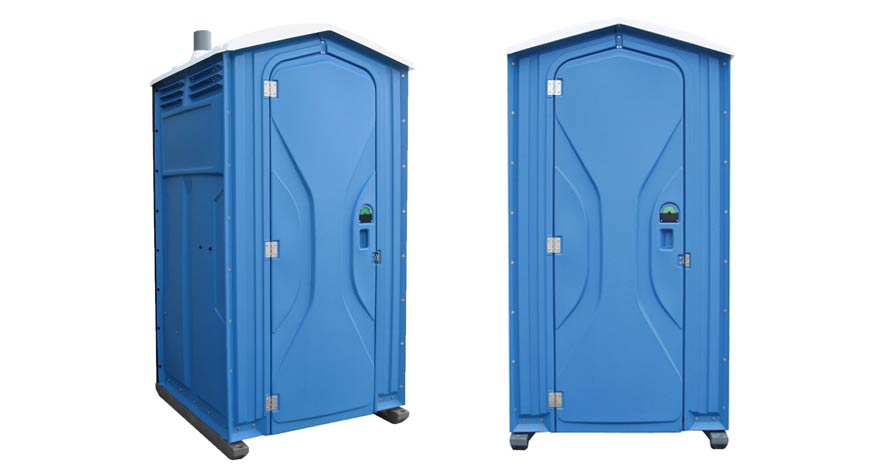 Long-term porta potty units on site in Mission, Texas